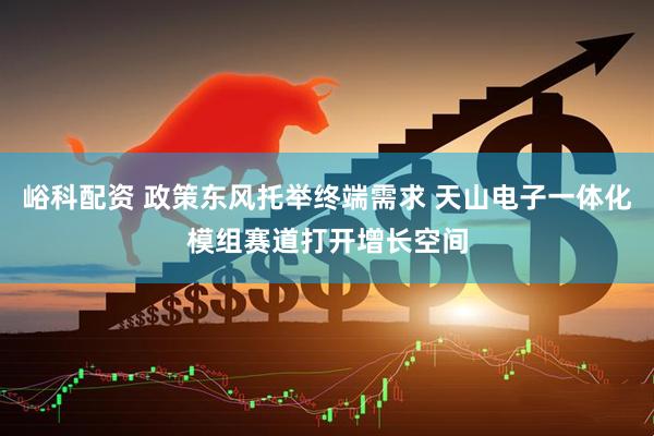 峪科配资 政策东风托举终端需求 天山电子一体化模组赛道打开增长空间