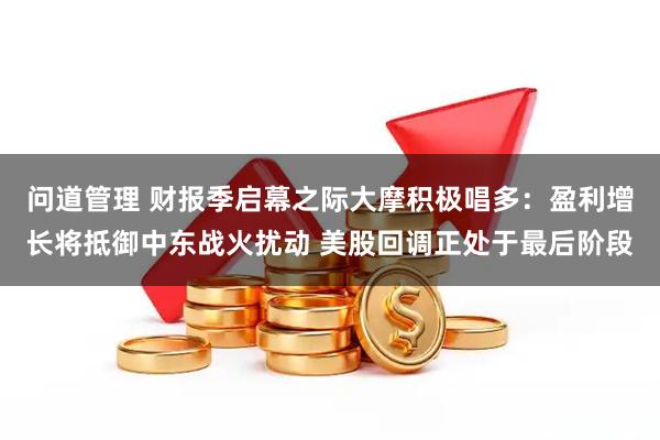 问道管理 财报季启幕之际大摩积极唱多:盈利增长将抵御中东战火扰动 美股回调正处于最后阶段